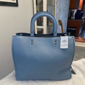 SOLD: NWT Coach Rogue 30 in Slate Blue